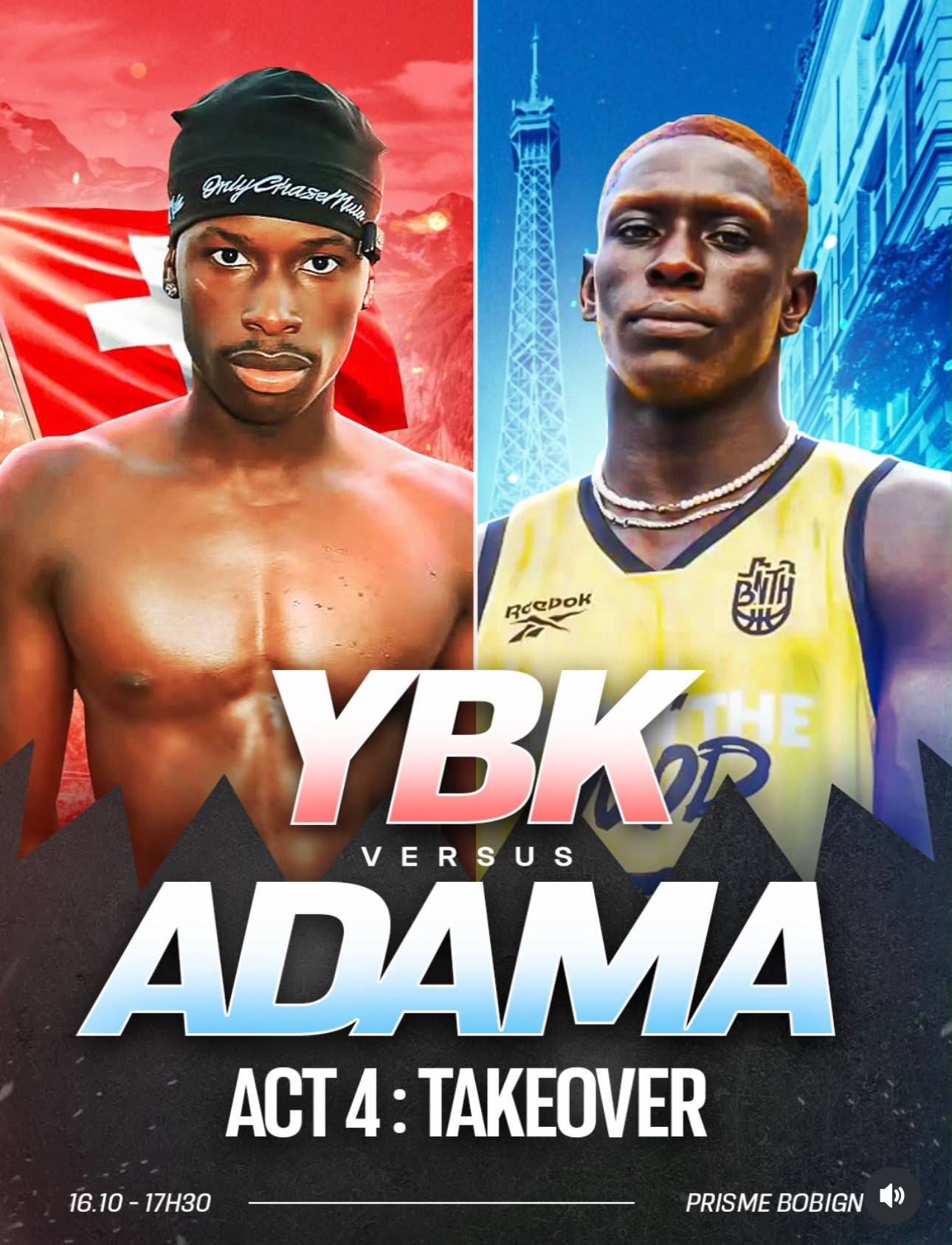 Affiche Top Hoops Acte 4 : Takeover — YBK versus Adama